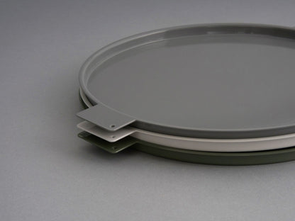 yumiko iihoshi porcelain イイホシユミコ／‘Colored’ aluminum tray round