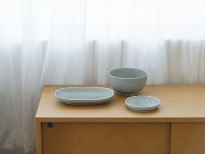 yumiko iihoshi porcelain イイホシユミコ／ReIRABO oval plate