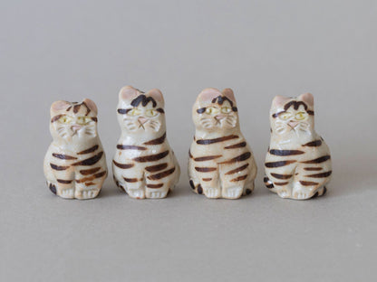 幸生窯 ネコのフェーブ 5点セット（別注）