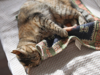 オリジナル・ヴィンテージラグ柄プリントマット