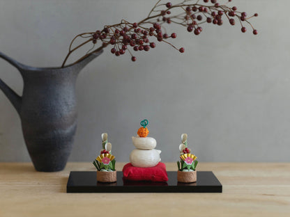 ま工房 × Orneko 猫の鏡餅