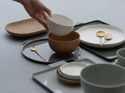yumiko iihoshi porcelain イイホシユミコ／‘Colored’ aluminum tray square・rectangle
