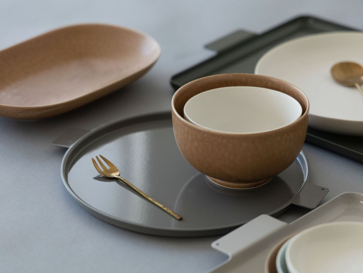 yumiko iihoshi porcelain イイホシユミコ／ReIRABO oval plate