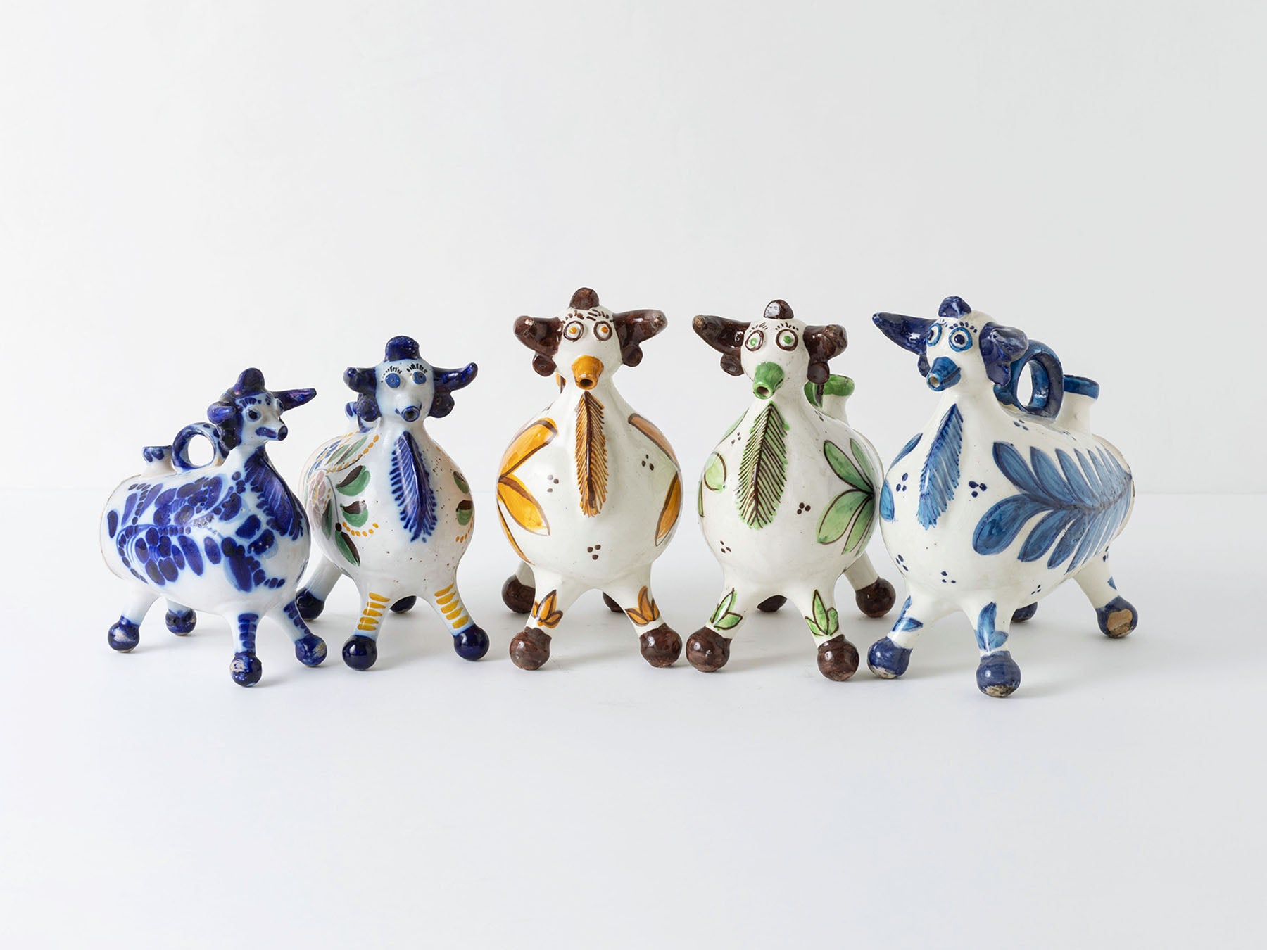 ARTESANIA SAN JOSE 陶器オブジェ（牛の水差し）｜オブジェ