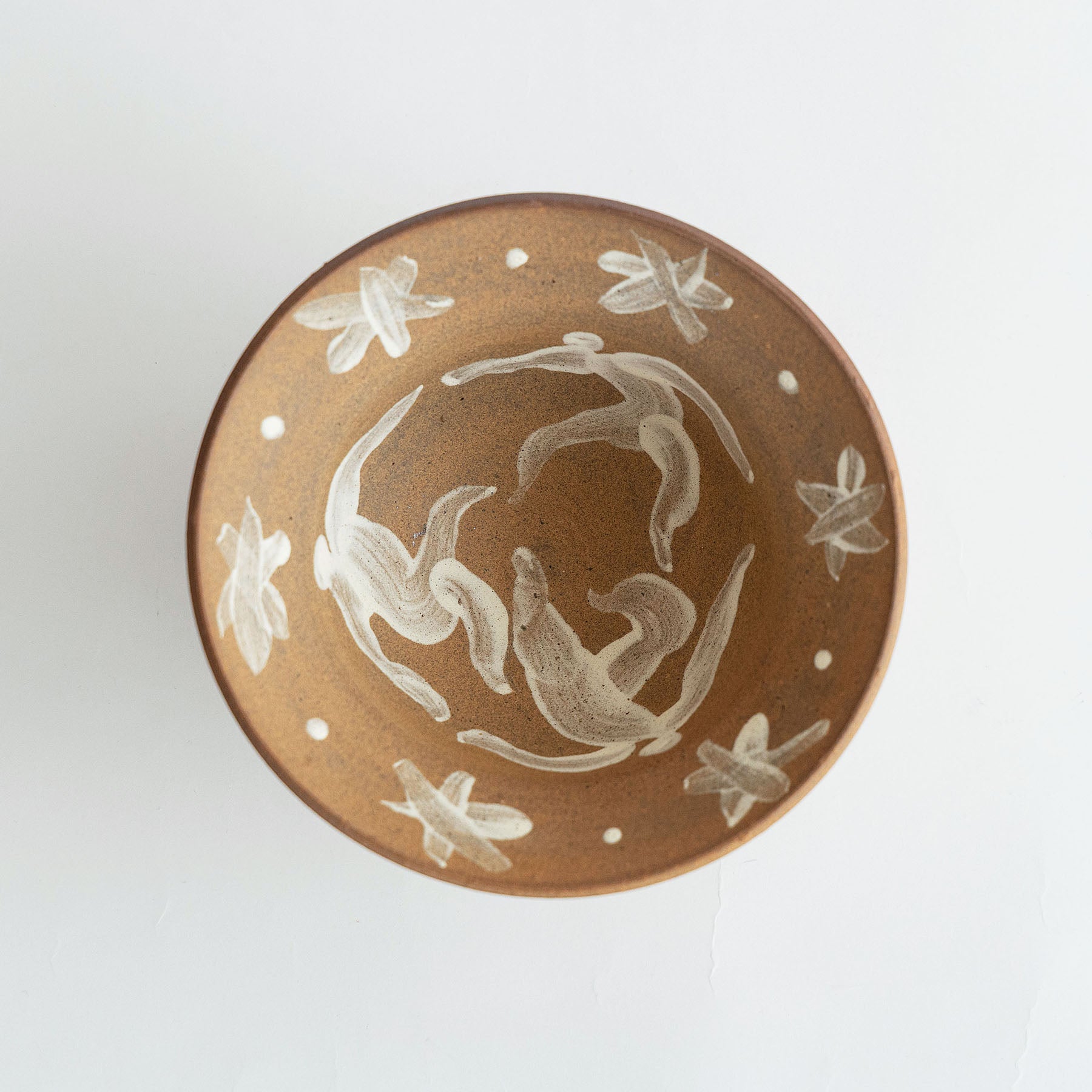 今井律湖 絵皿 – Orné de Feuilles