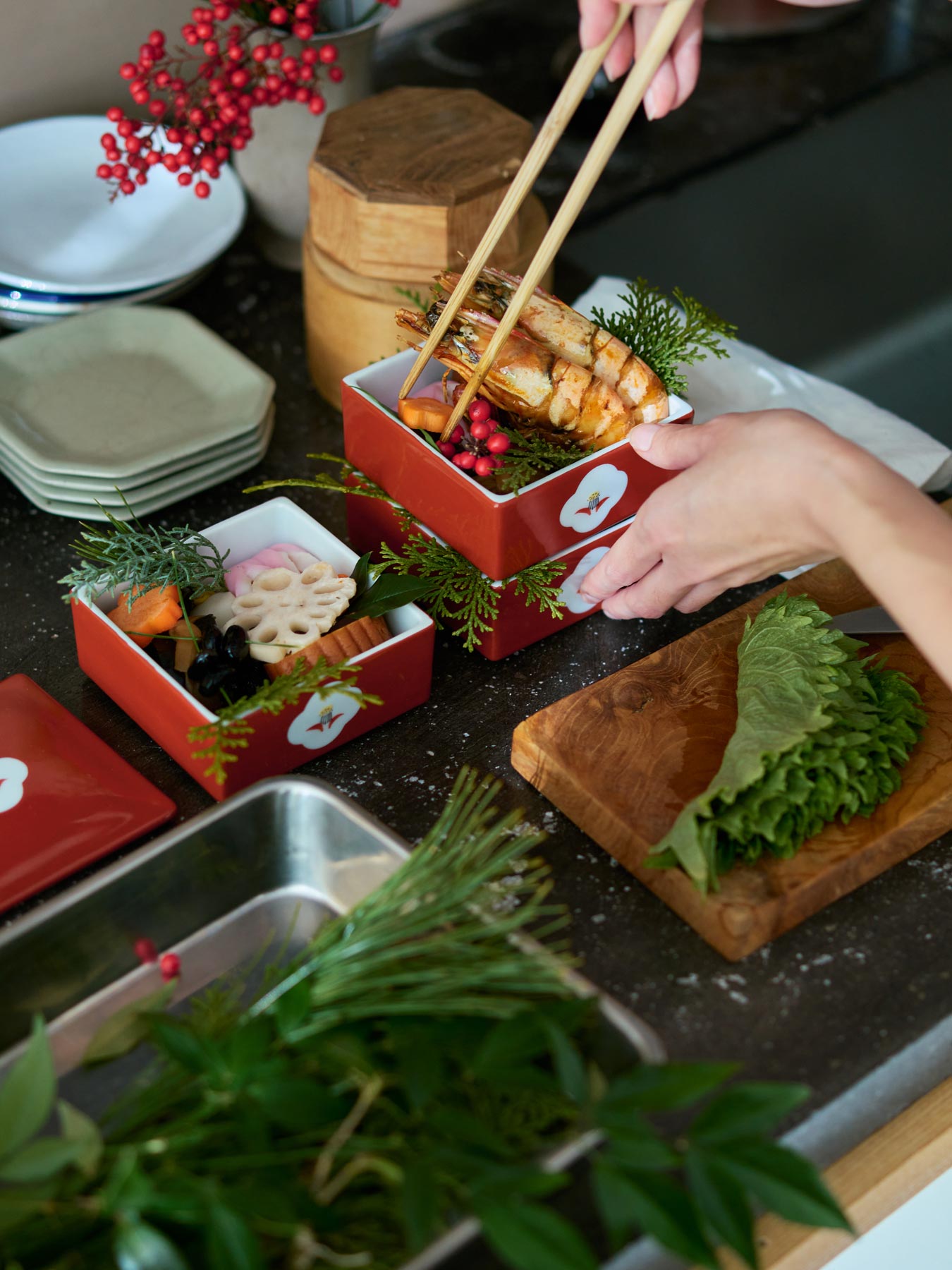 有田焼 重箱