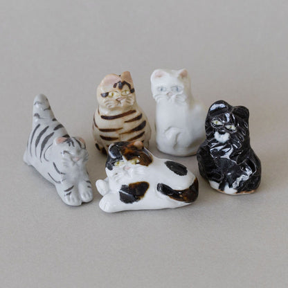 幸生窯 ネコのフェーブ 5点セット（別注）