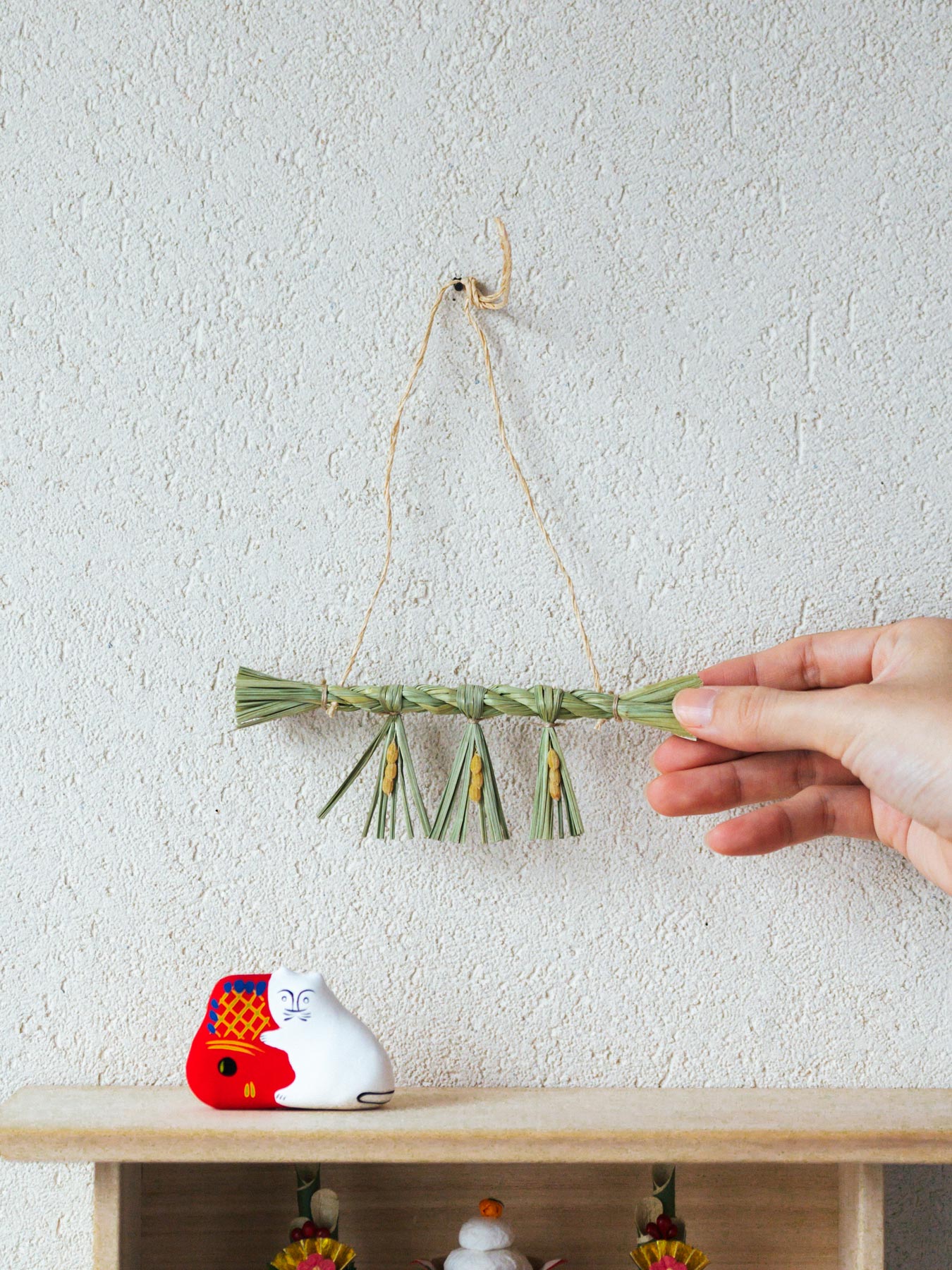 INAKEN 小さなしめ縄（通年用）／まめ綯い