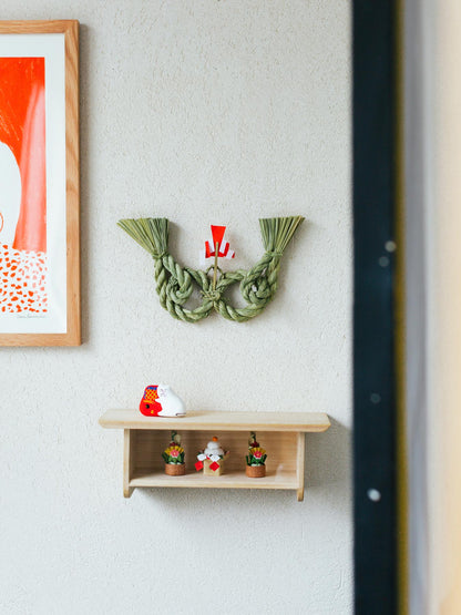 INAKEN しめ飾り（通年用）稲わら飾り／福双鯛