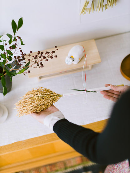 INAKEN しめ飾り（通年用）稲穂飾り／みのり結び