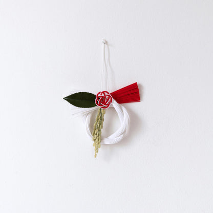 TIER しめ飾り（正月用）／紅白さざんか2