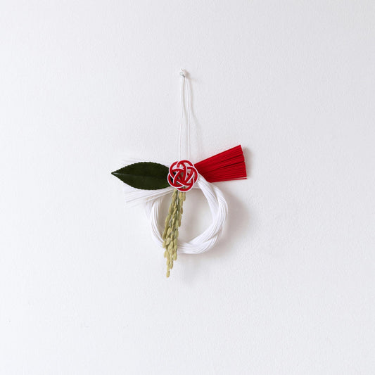 TIER しめ飾り（正月用）／紅白さざんか2