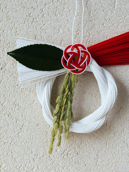 TIER しめ飾り（正月用）／紅白さざんか2