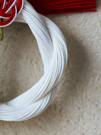 TIER しめ飾り（正月用）／紅白さざんか2