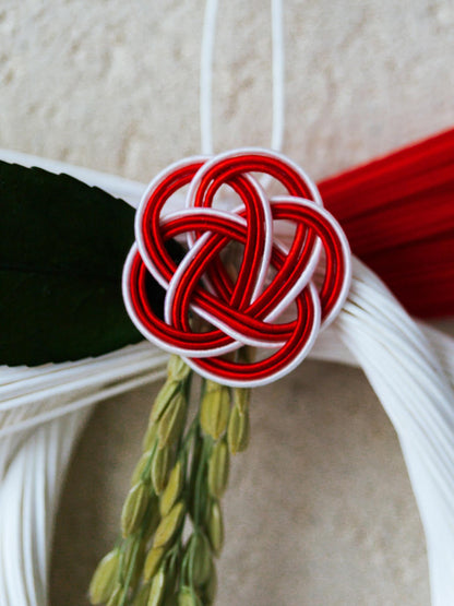 TIER しめ飾り（正月用）／紅白さざんか2