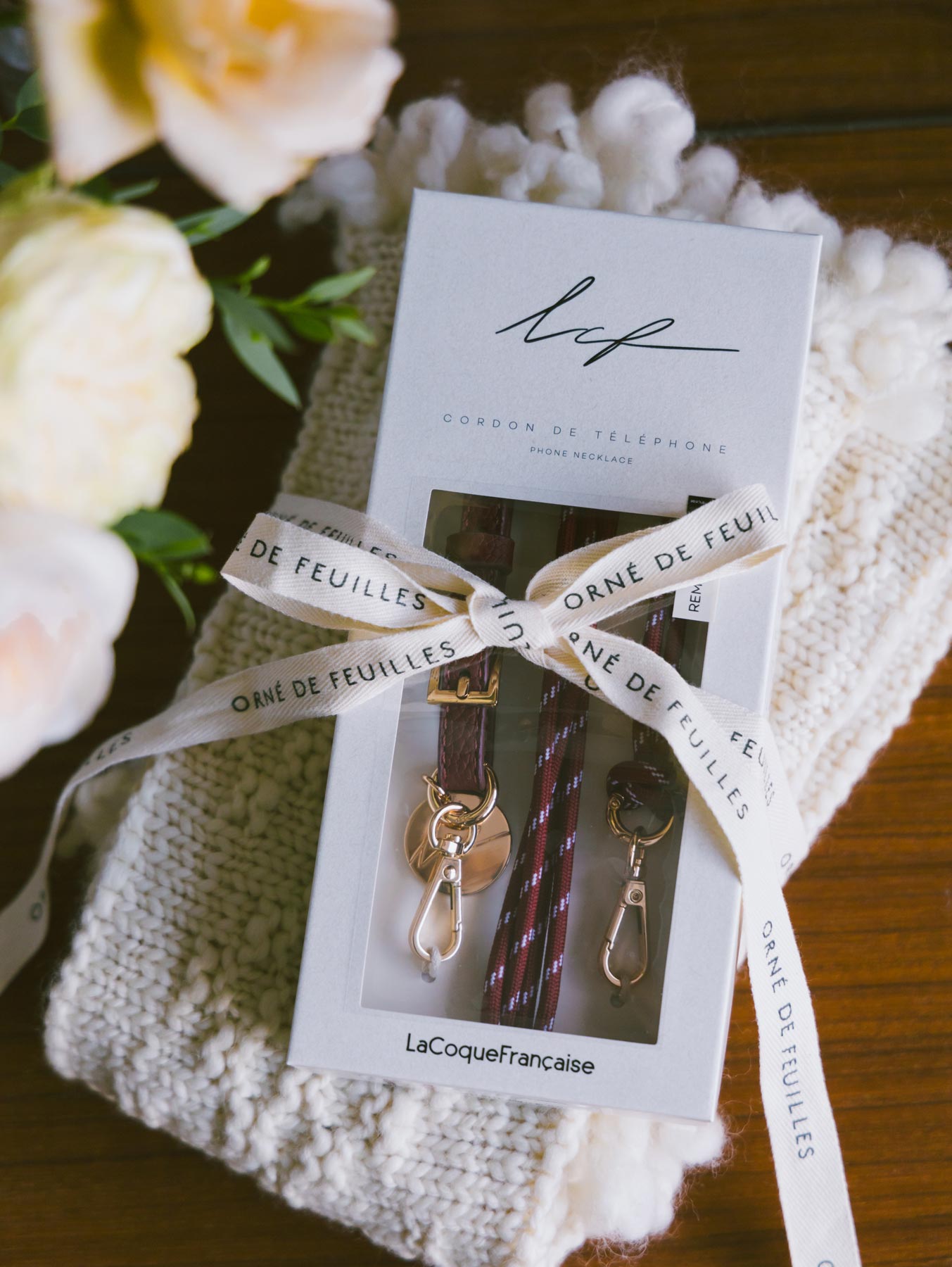 La Coque Francaise チェーンモバイルストラップ（40cm）