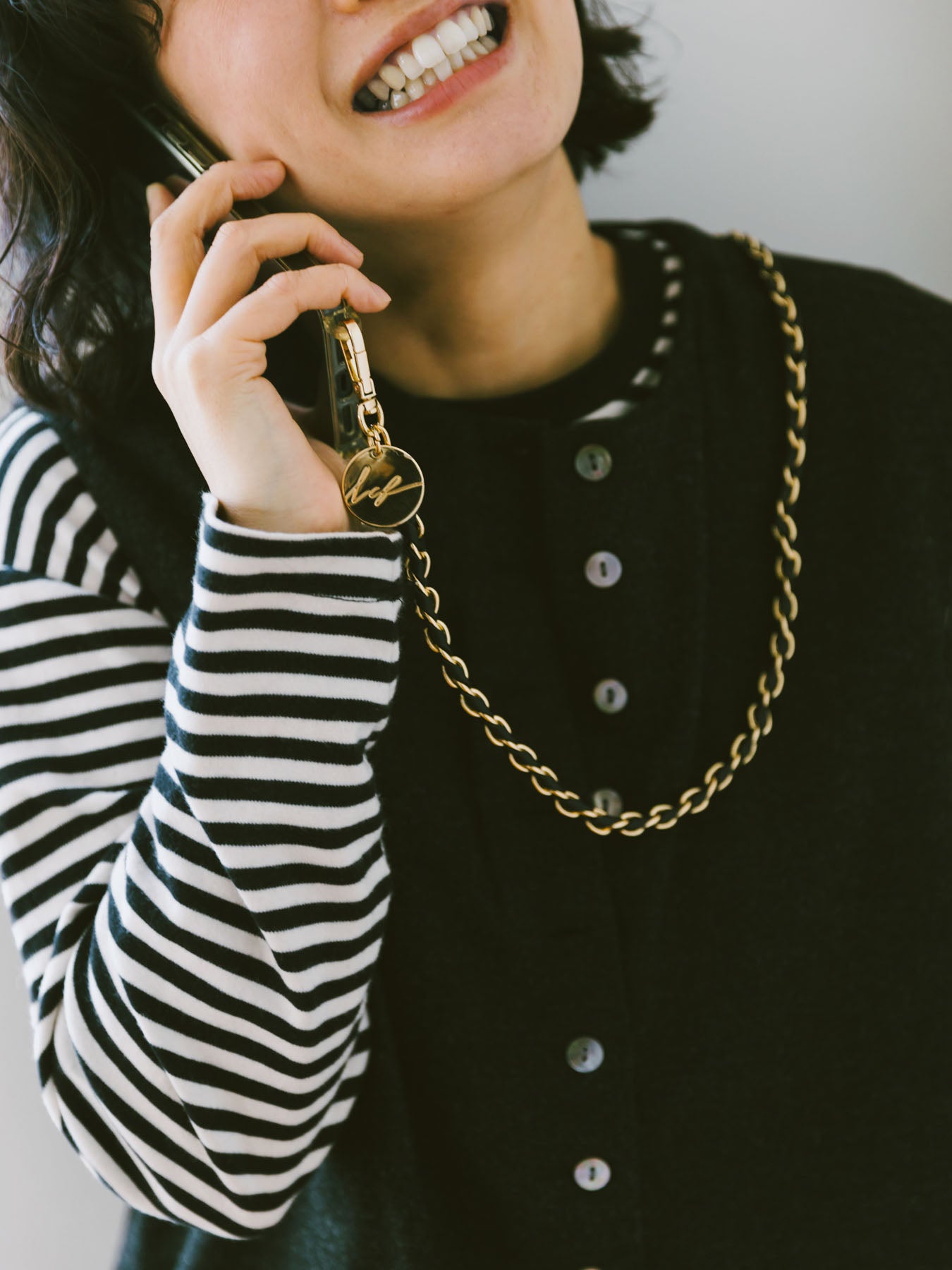 La Coque Francaise チェーンモバイルストラップ（120cm）