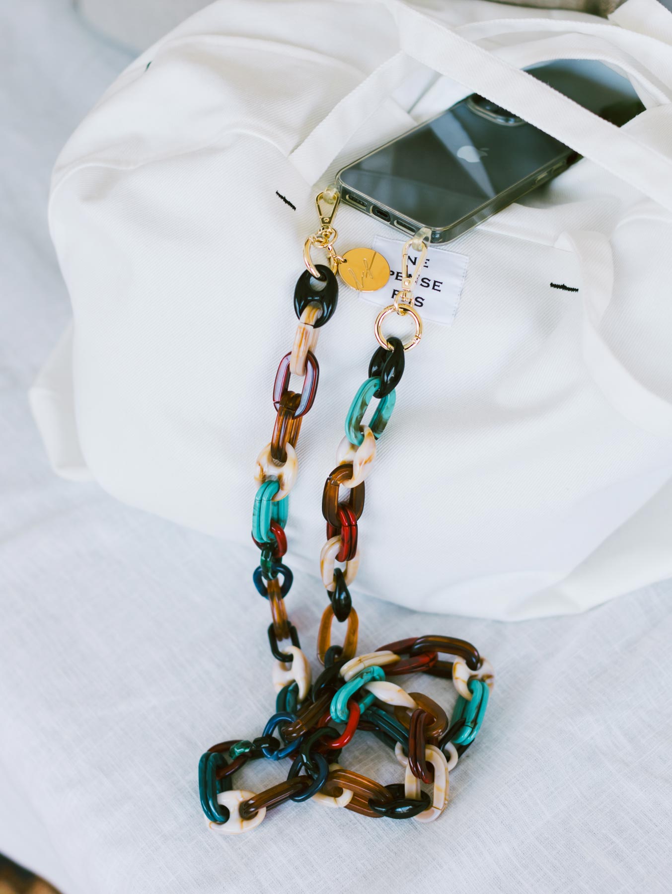 La Coque Francaise チェーンモバイルストラップ（120cm）