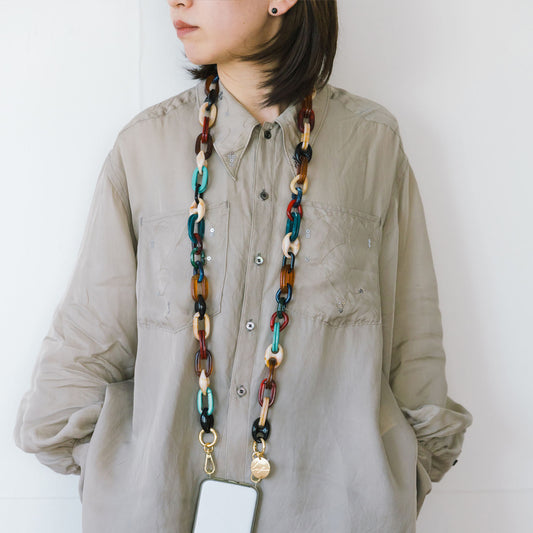 La Coque Francaise チェーンモバイルストラップ（120cm）