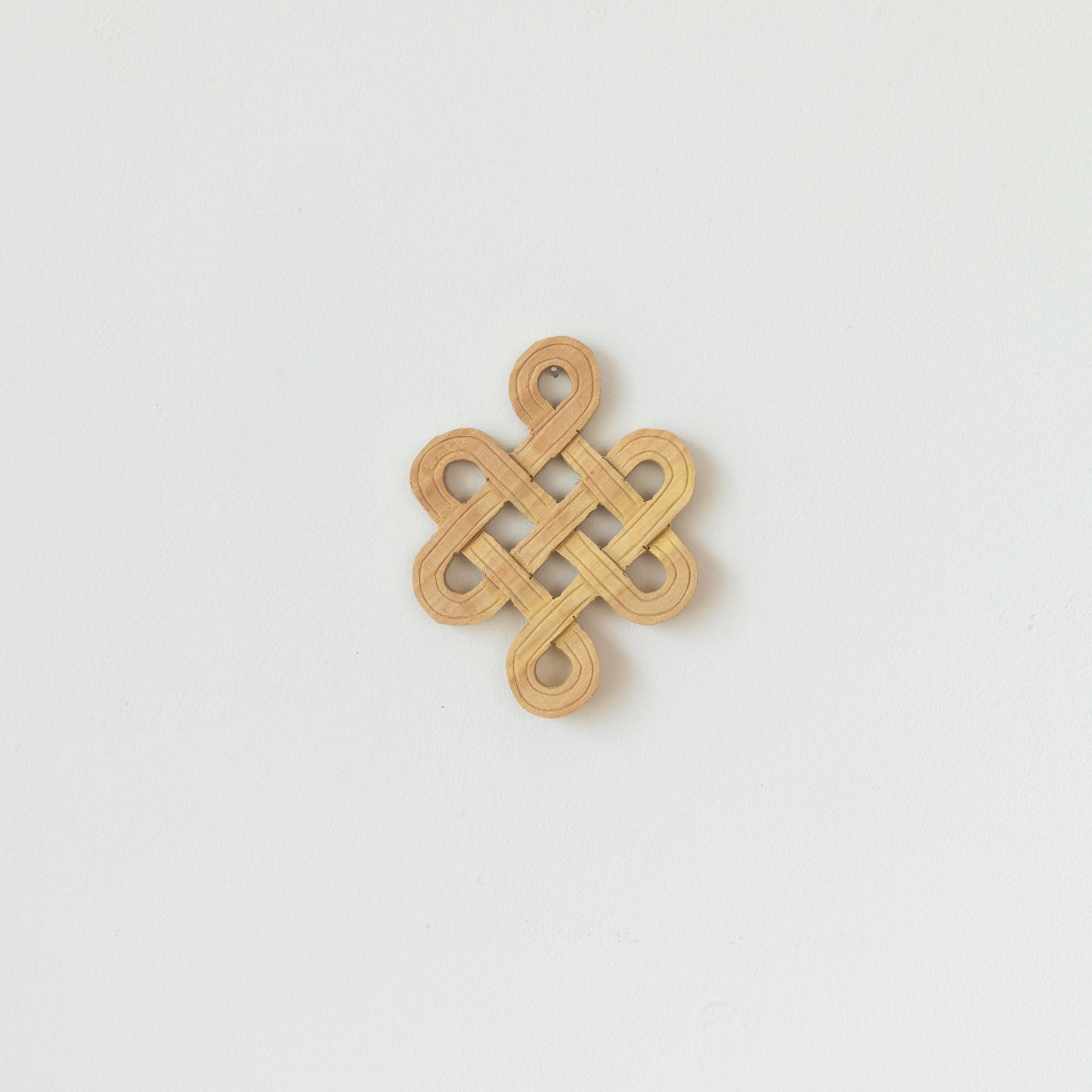 ★ルノワールの彫刻「Head of COCO」 ■高さ 43cm Endless knot／ラウンド（木彫りオブジェ）｜壁飾り・ウォール