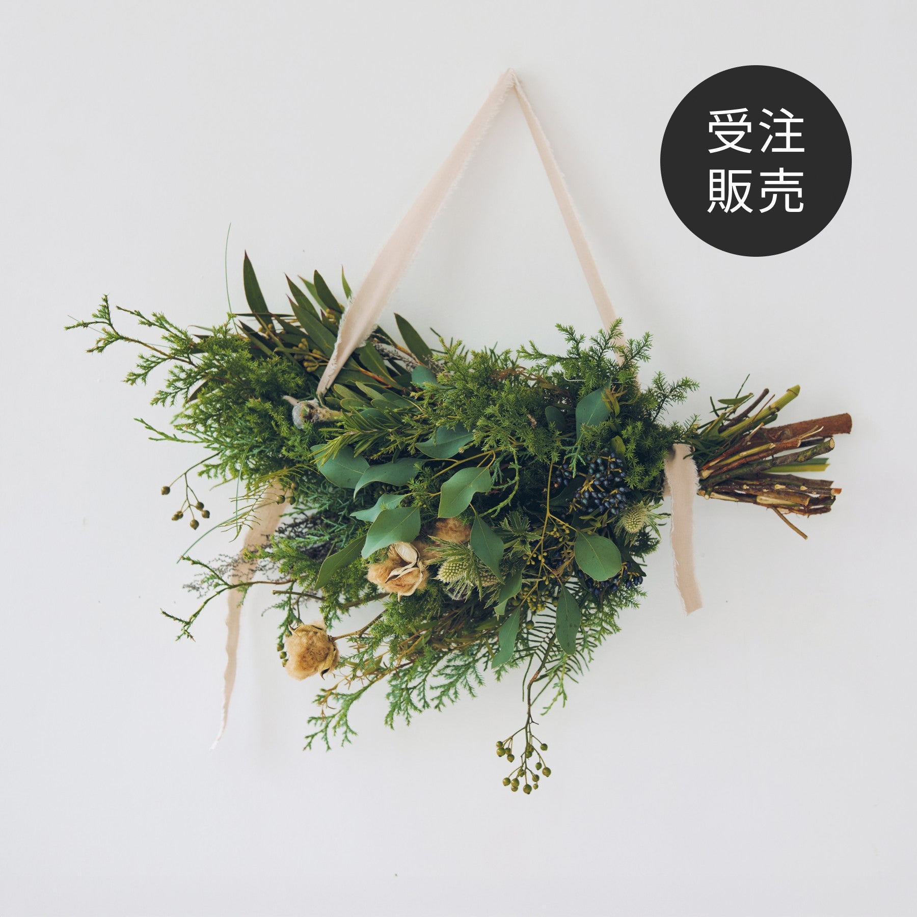 受注販売】la.montagne クリスマスリース｜壁飾り・ウォールデコ