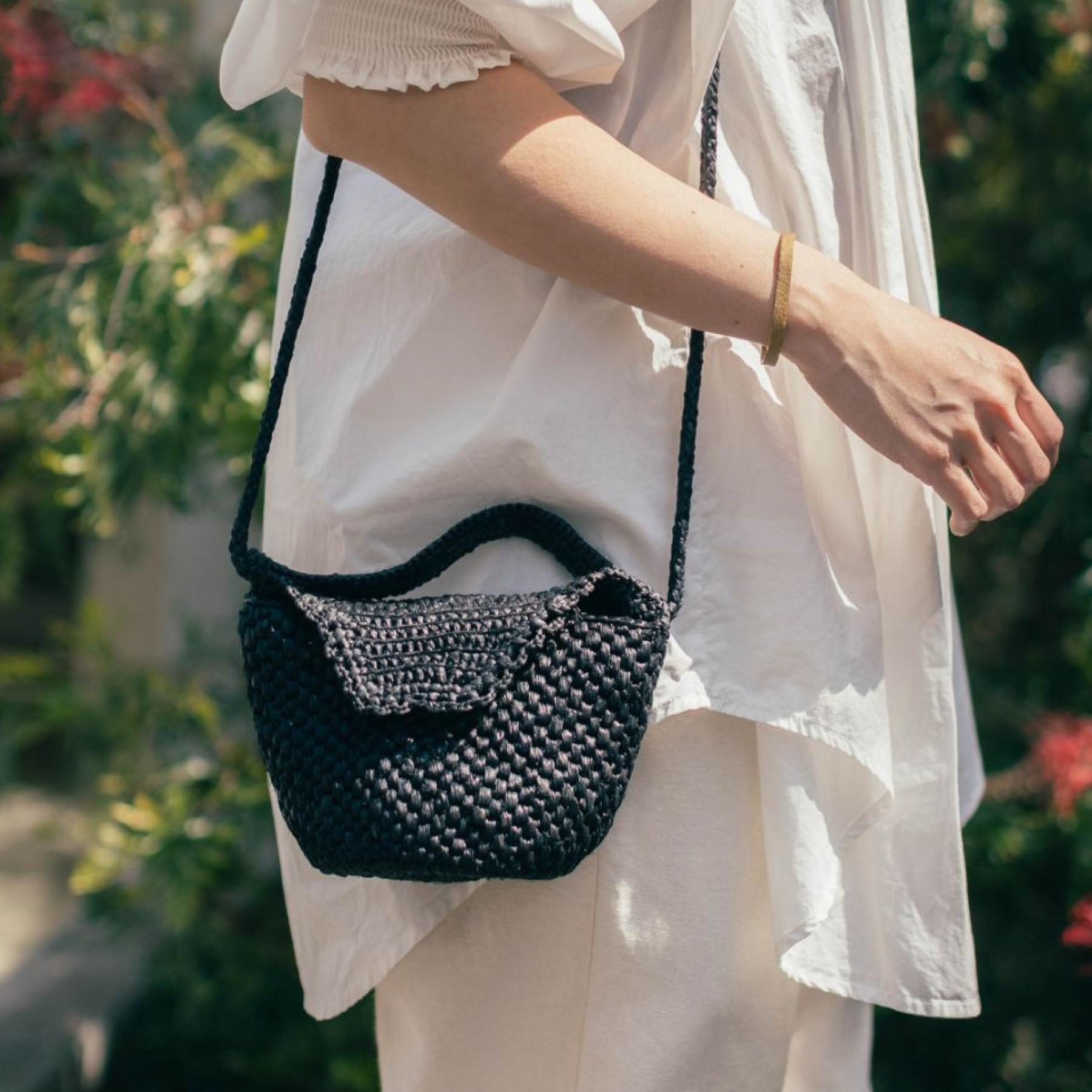 LIMAIA PARIS ショルダー付きラフィアバッグ（別注）｜バッグ