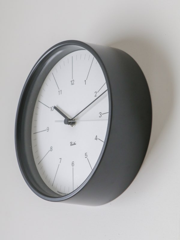 RIKI STEEL CLOCK 電波時計 RIKI STEEL CLOCK リキ スチール クロック - RIKI - レムノス