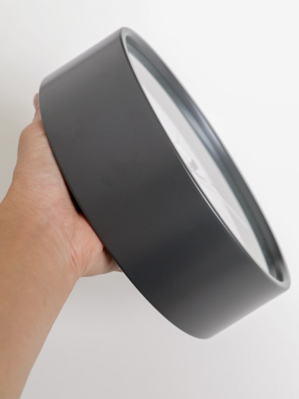 ロイ様 專用 RIKI STEEL CLOCK 電波スイープ式 細数字指標／ダークグレー｜時計