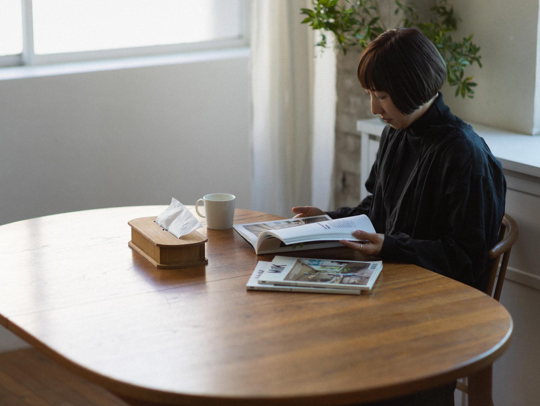 オリジナル・桐のティッシュボックス｜掃除用品・ゴミ箱｜オルネ ド