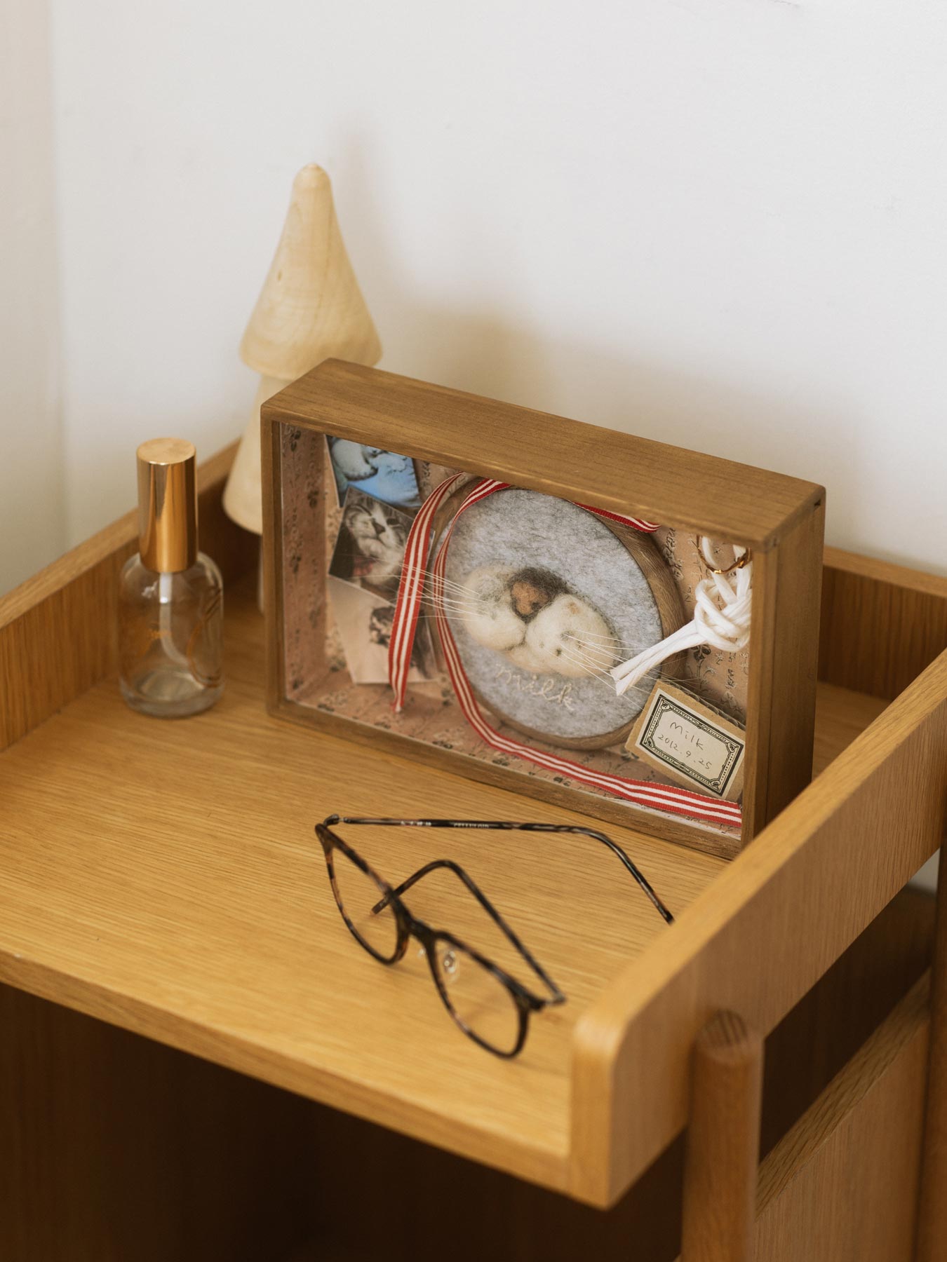 オルネコ・桐のスヴニールボックス｜ディスプレイプレート・ケース