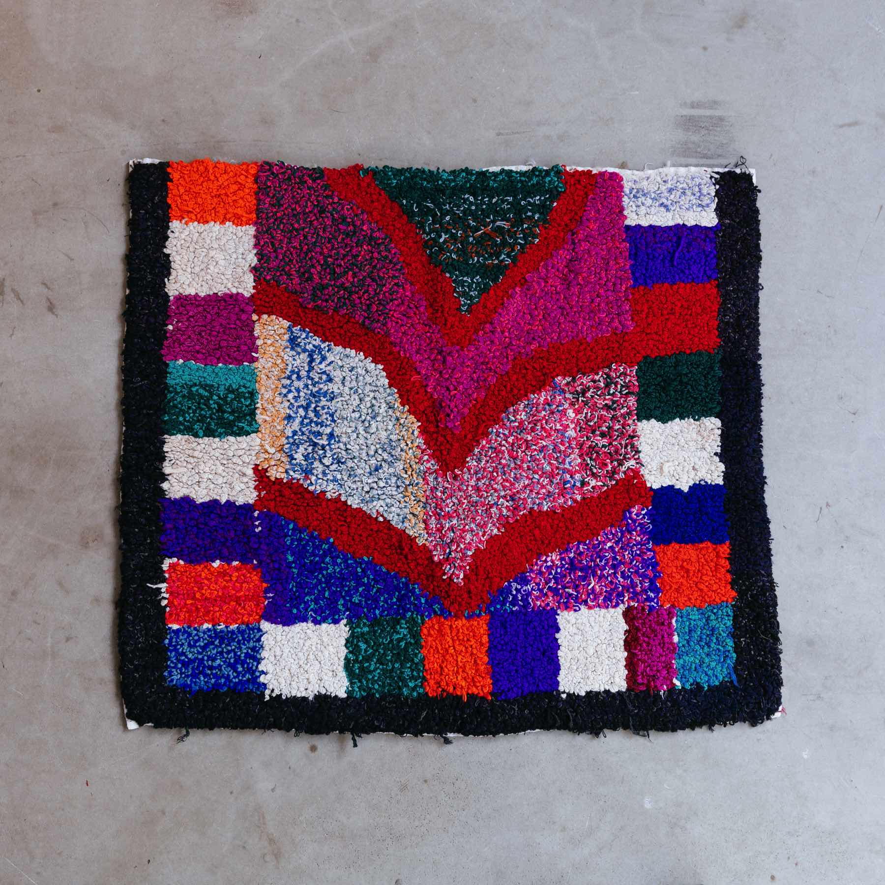 ヴィンテージ ミラーワーク タペストリー ラグ 【公式通販】