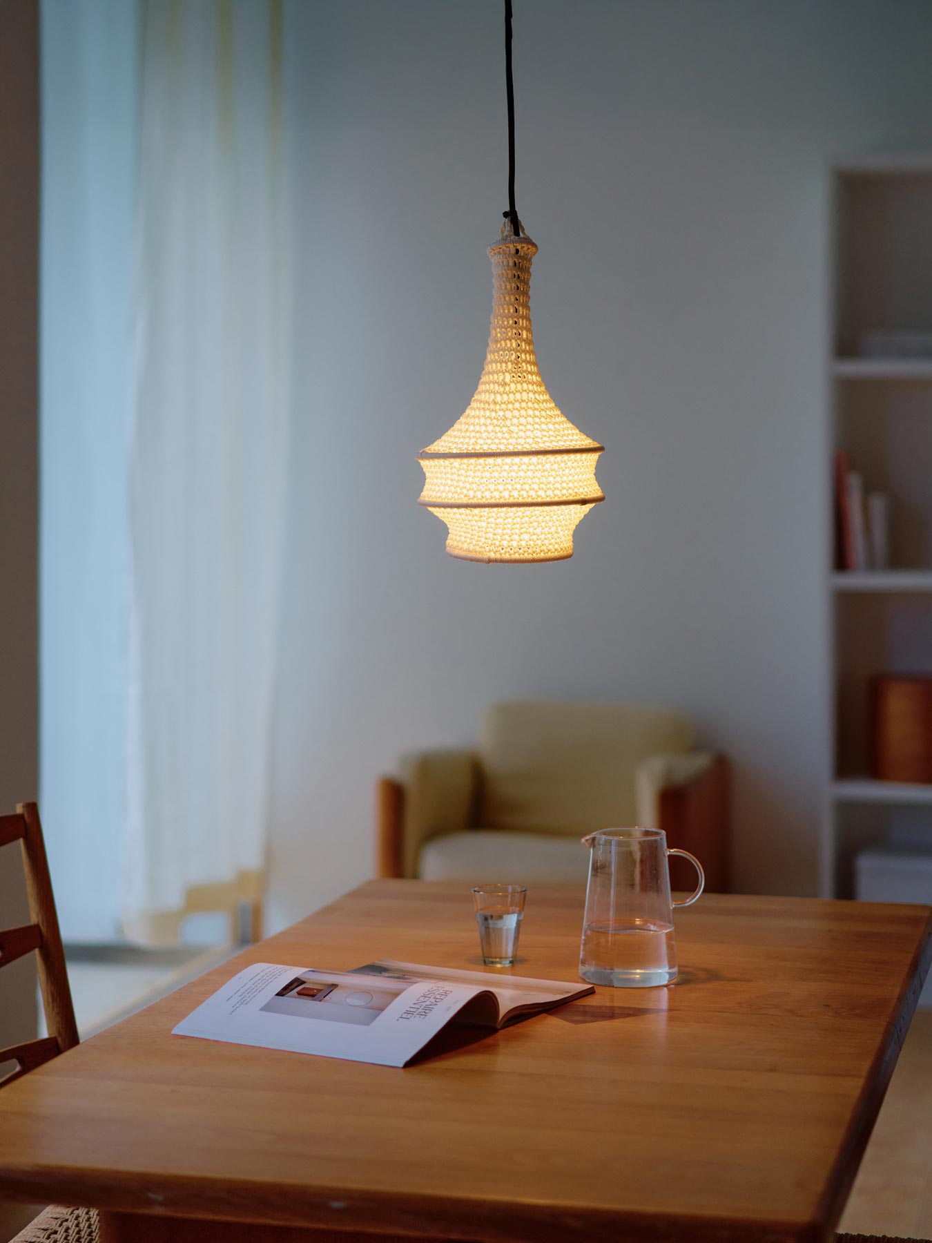 モロッコ・ニットランプ Kroush｜ペンダントランプ｜オルネ ド