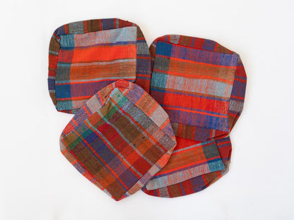 O：個体差（柄の出方）の例