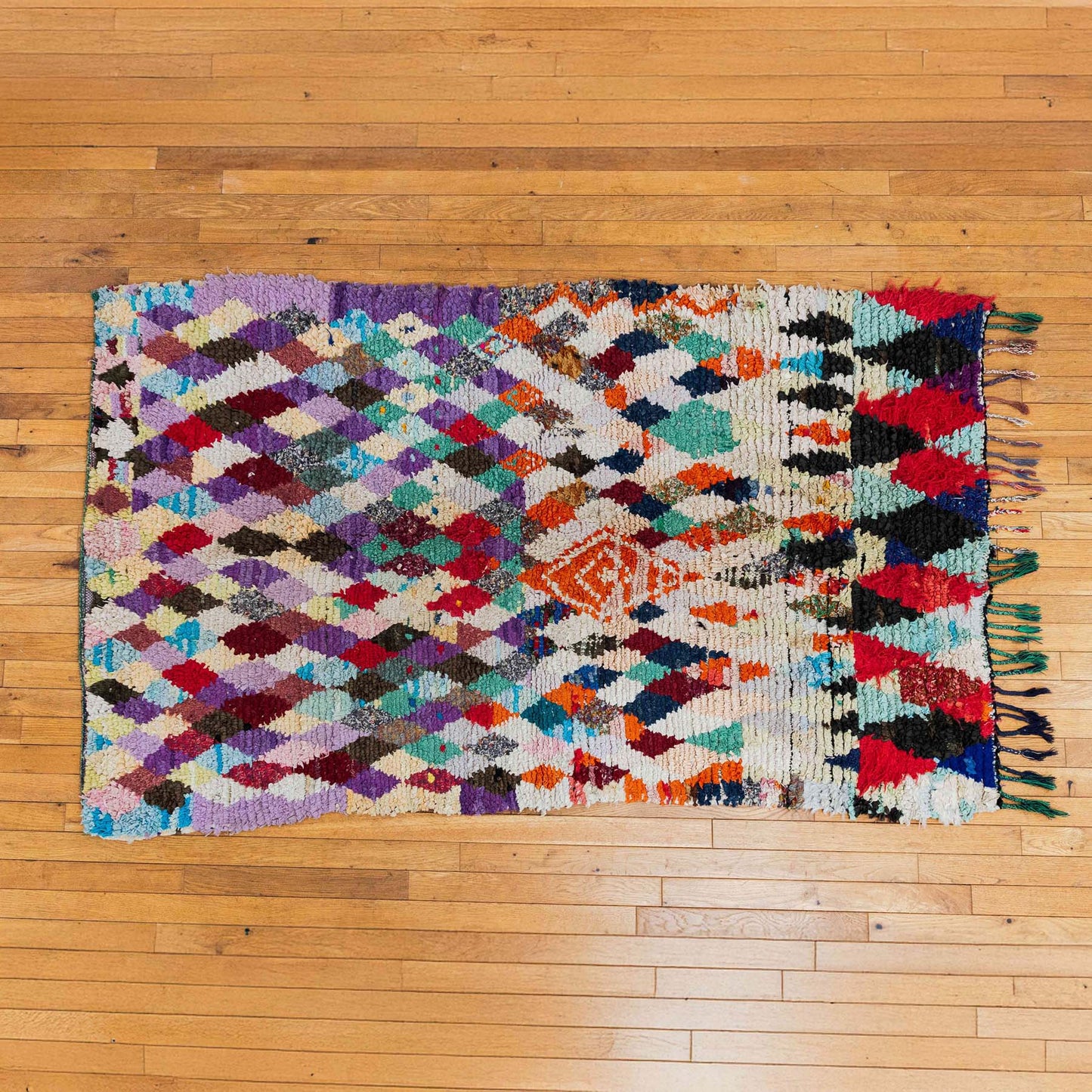 モロッコヴィンテージラグ・ボシャルウィット／F