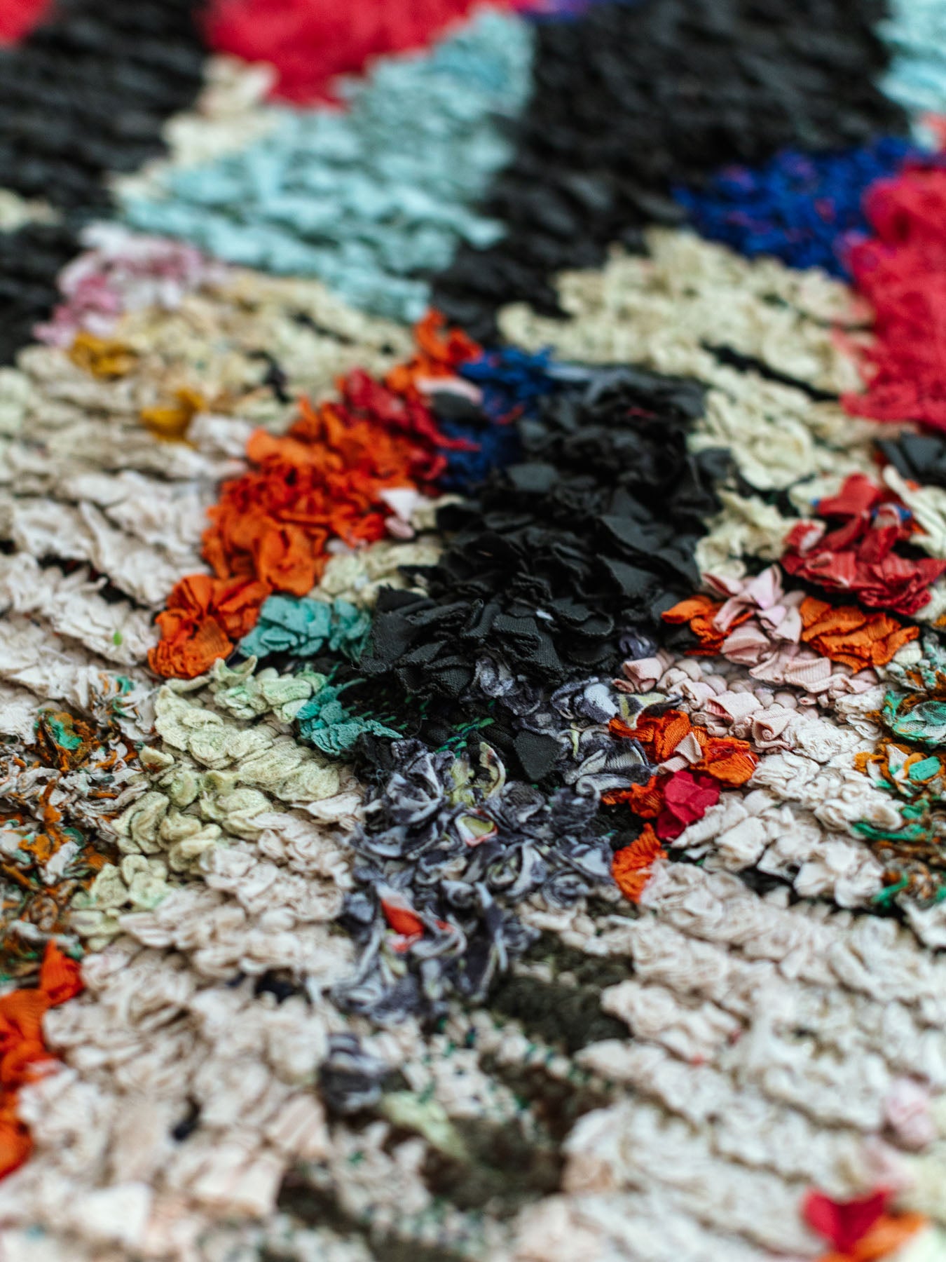 モロッコヴィンテージラグ・ボシャルウィット／F