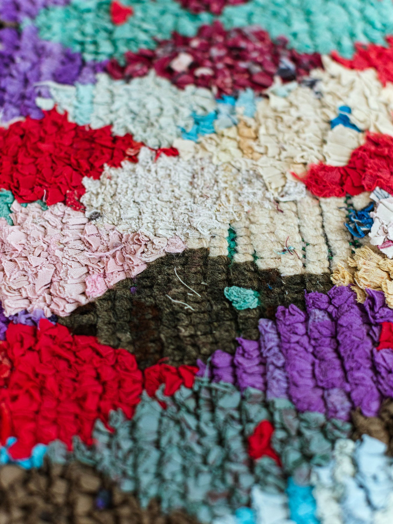 モロッコヴィンテージラグ・ボシャルウィット／F