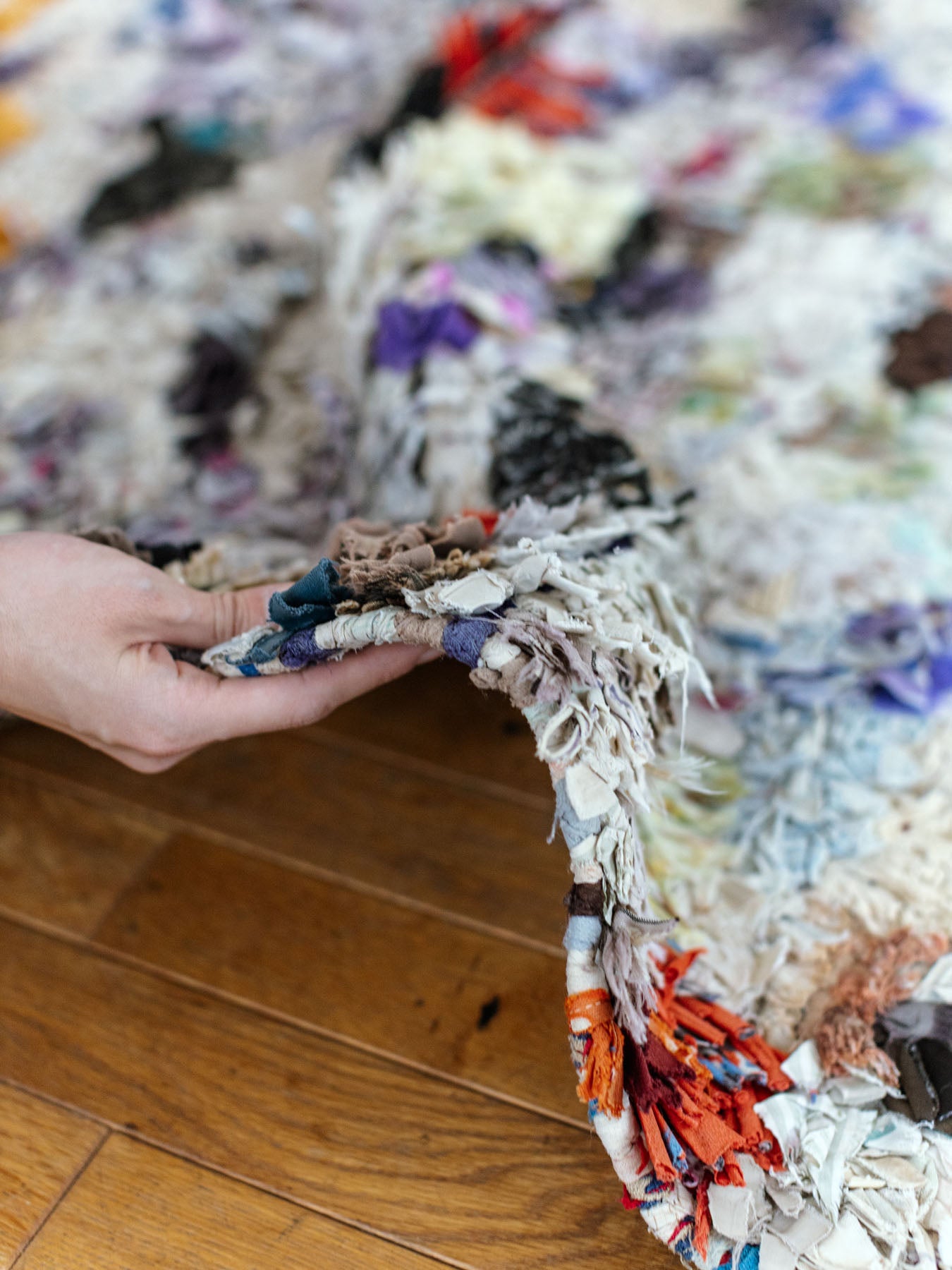 モロッコヴィンテージラグ・ボシャルウィット／G｜オルネ ド フォイユ