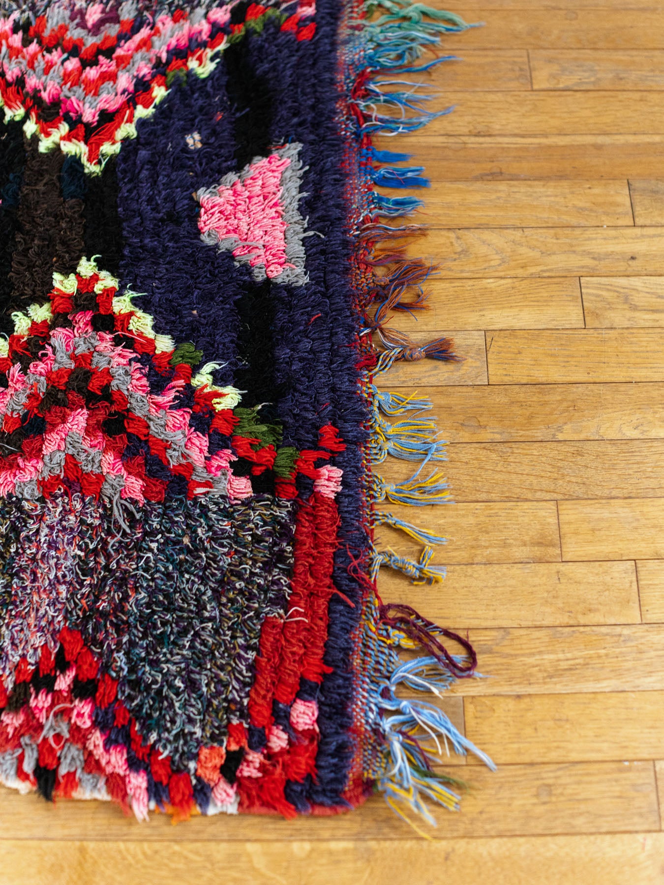 クリスマス限定価格‼️モロッコラグボシャルウィットヴィンテージラグ