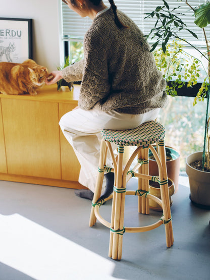 【受注販売】オリジナル・ラタンビストロスツール