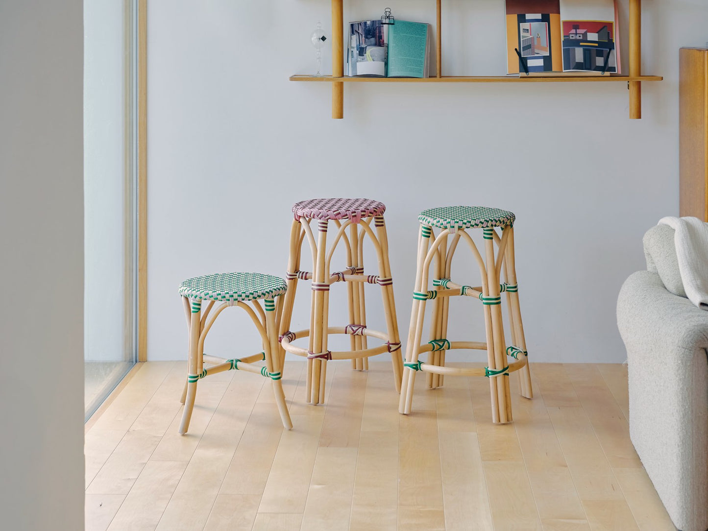 【受注販売】オリジナル・ラタンビストロスツール