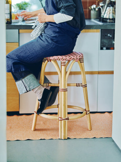 【受注販売】オリジナル・ラタンビストロスツール