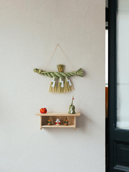 INAKEN しめ飾り（通年用）稲わら飾り／大黒・海老〆