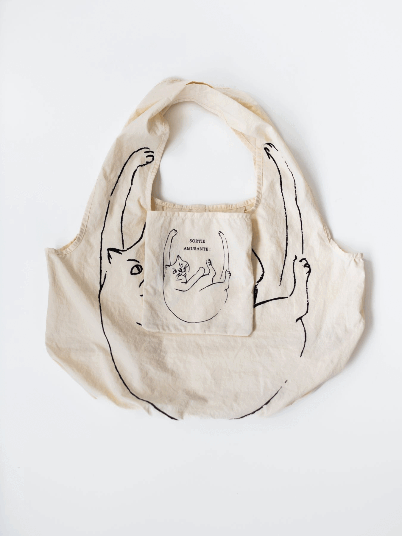 ROOTOTE ぶらさがりねこのマルシェトート