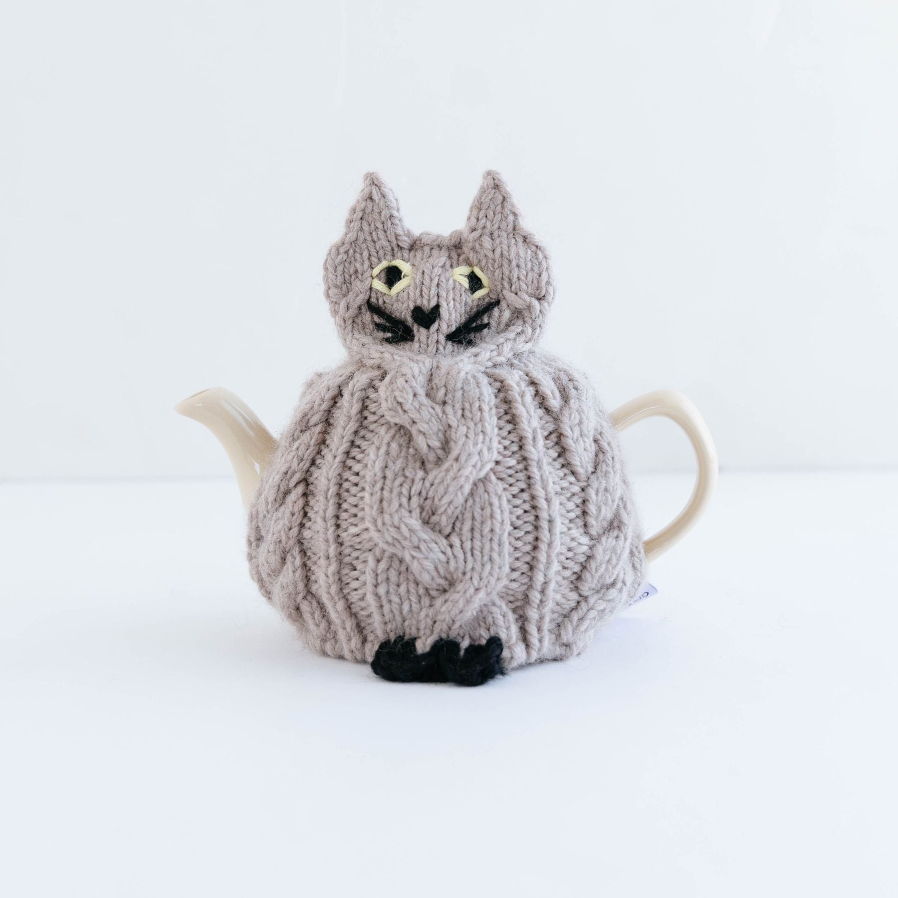 最終価格 ポットカバー ネコ 猫 アンティーク isabelle boinot × Orné de Feuilles ポットカバー｜ポット