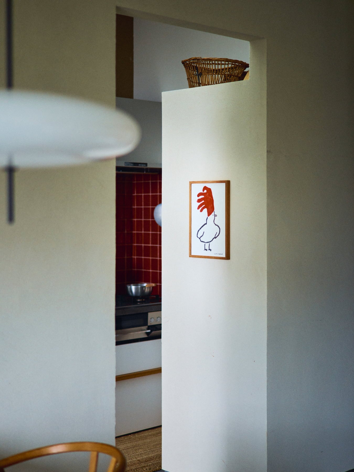 塩川いづみ オリジナルポスター／I wear red（30cm×40cm）｜アート