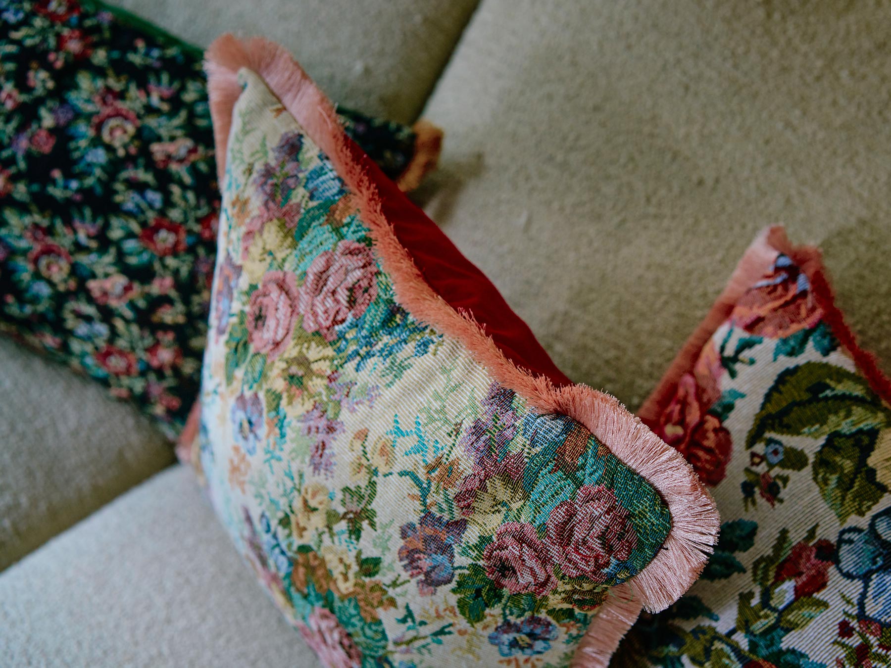 オリジナル・ゴブランクッション／スクエア｜クッション｜オルネ ド