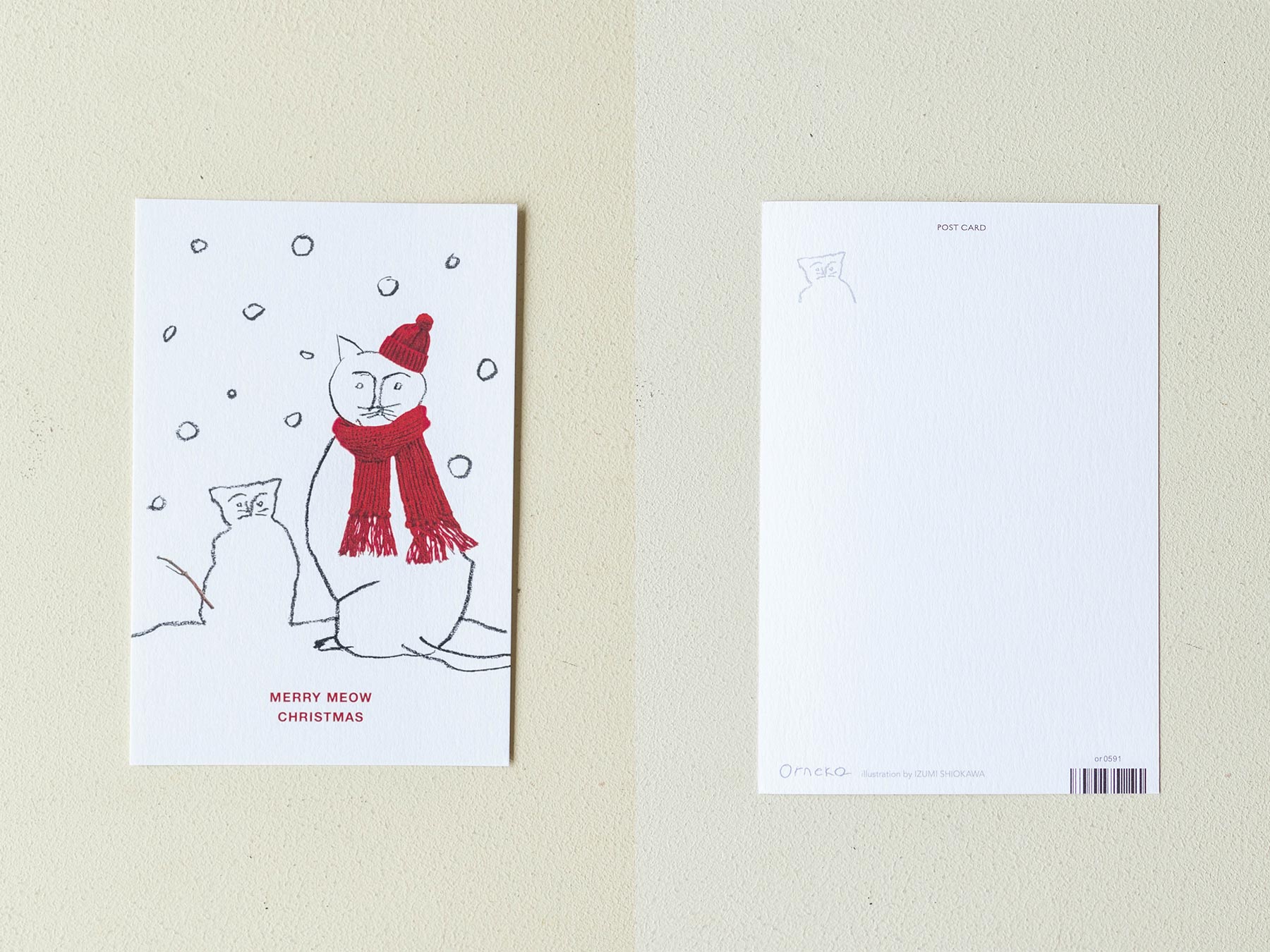 オルネコ・クリスマスカード｜文具・ステーショナリー｜オルネ ド