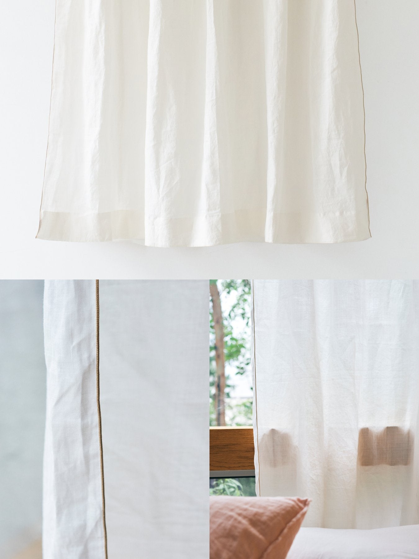 オリジナル・メロウステッチカーテン｜カーテン｜オルネ ド フォイユ