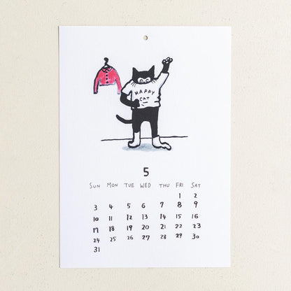 坂巻弓華 HAPPY CAT カレンダー 2026