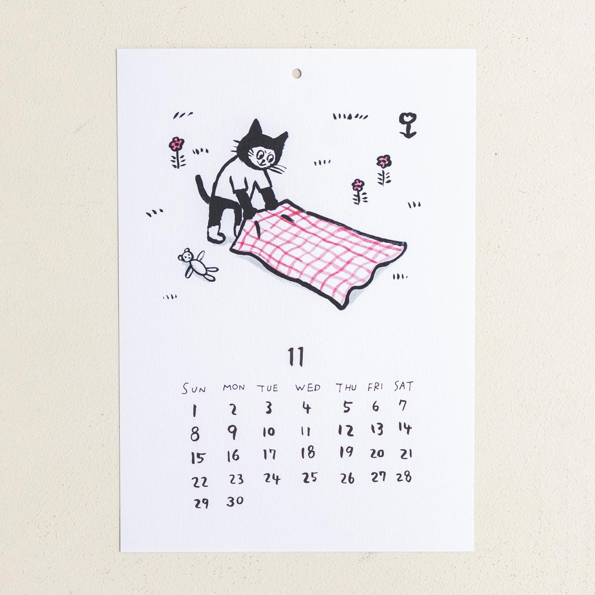 坂巻弓華 HAPPY CAT カレンダー 2026